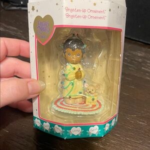 Precious Moments (2001) Ornament with Lights and Teddy Bear